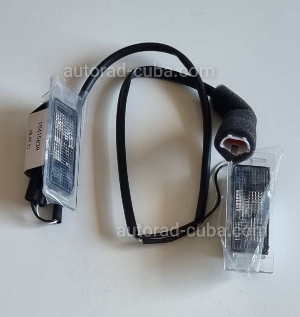 Lámparas Porta Chapa Trasero